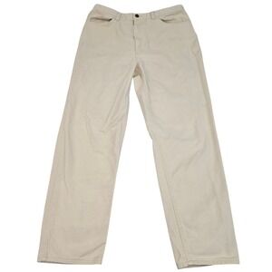 Vintage Jones Jeans Mom Jeans High Waisted Tapered Leg Cream Ecru 100% Cotton 14